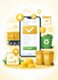 Waste management billing illustration from Sikika WordPress site